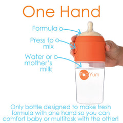 PopYum medium-flow nipple designed for comfortable feeding sessions.