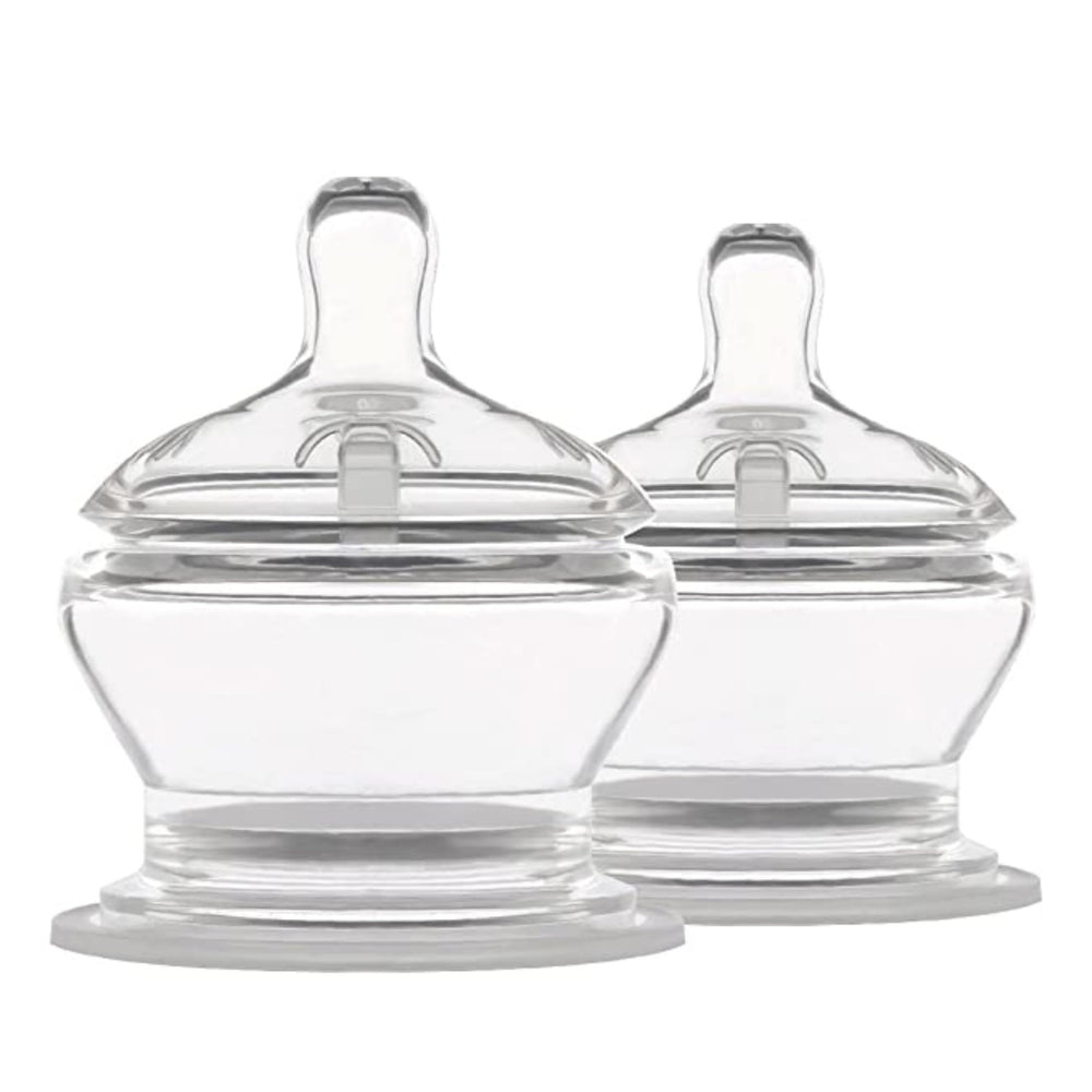 PopYum Stage 3 fast flow nipples in a 2-pack for babies 6+ months.