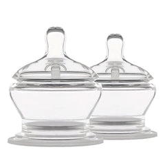 PopYum Stage 3 fast flow nipples in a 2-pack for babies 6+ months.