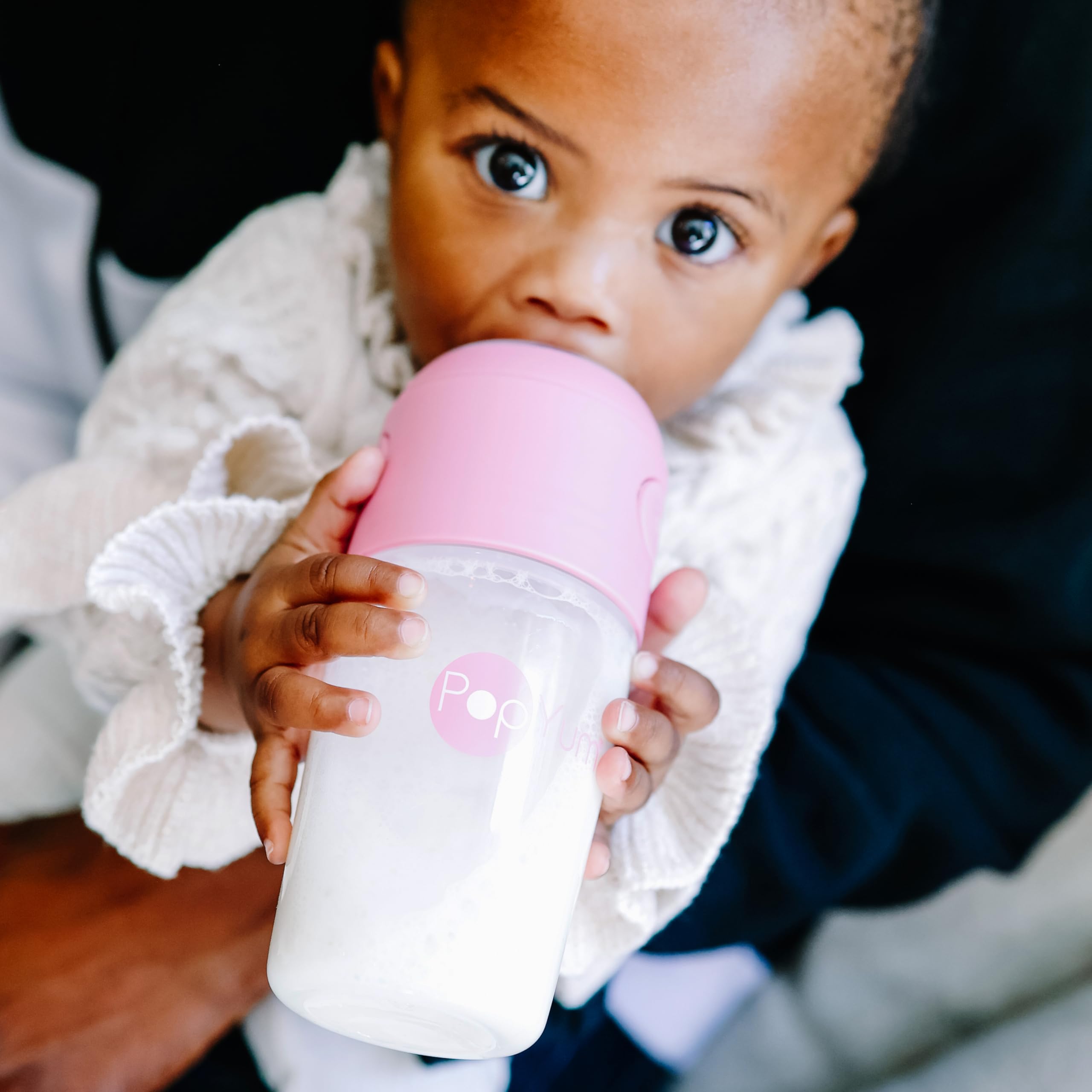PopYum transition-friendly nipple supports natural latch during breastfeeding transitions.