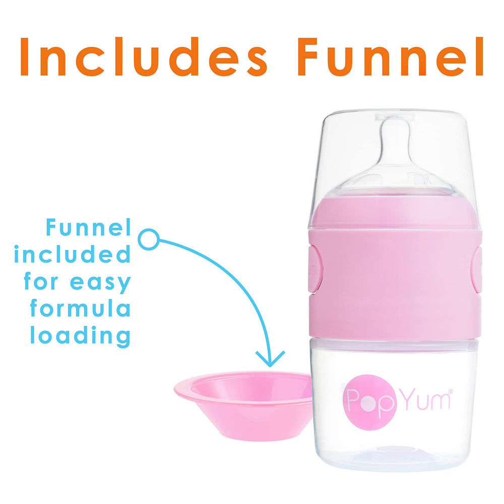 PopYum wide-mouth design simplifies cleaning and is dishwasher safe