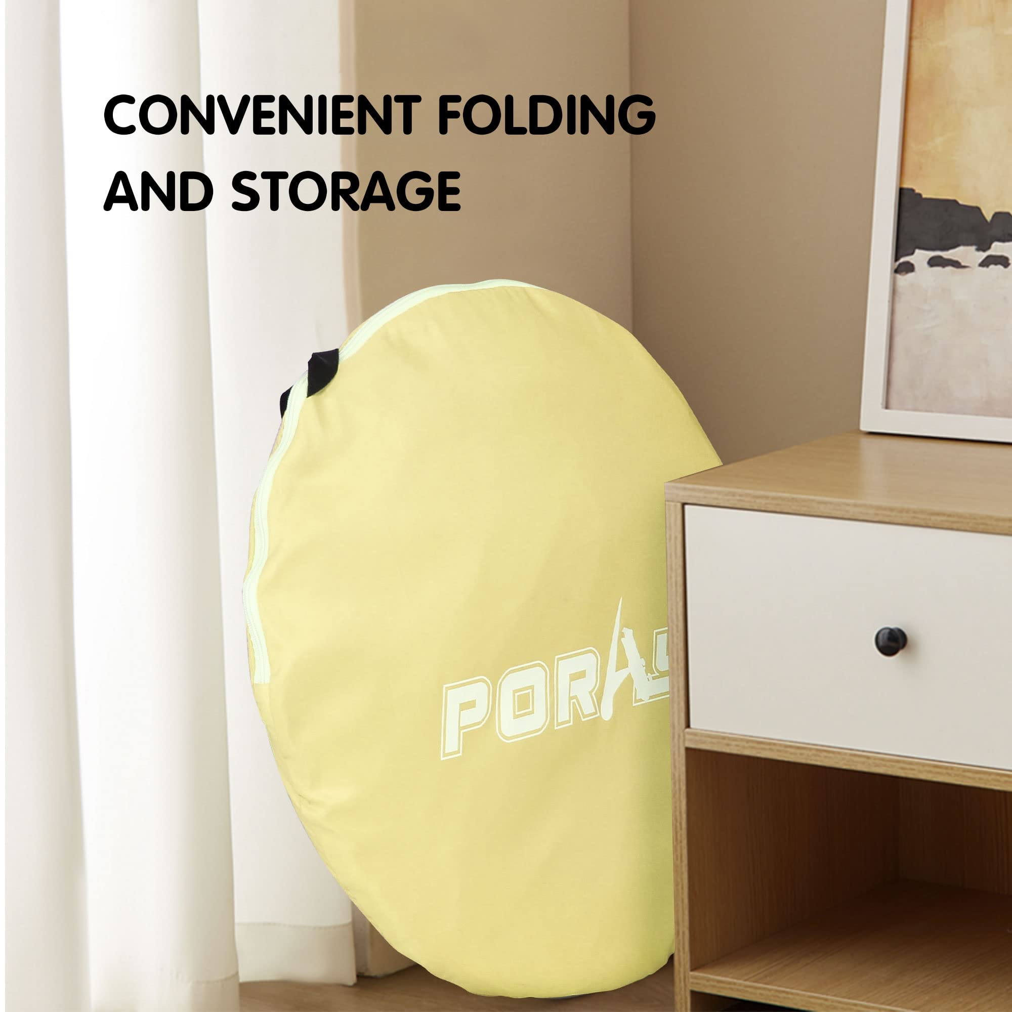 Porayhut easy-clean mosquito net stays hygienic between uses.