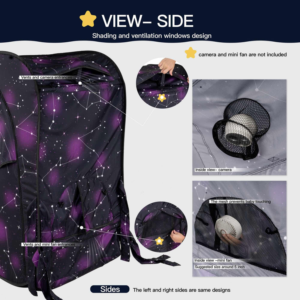 Porayhut spacious privacy space fits toddler comfortably