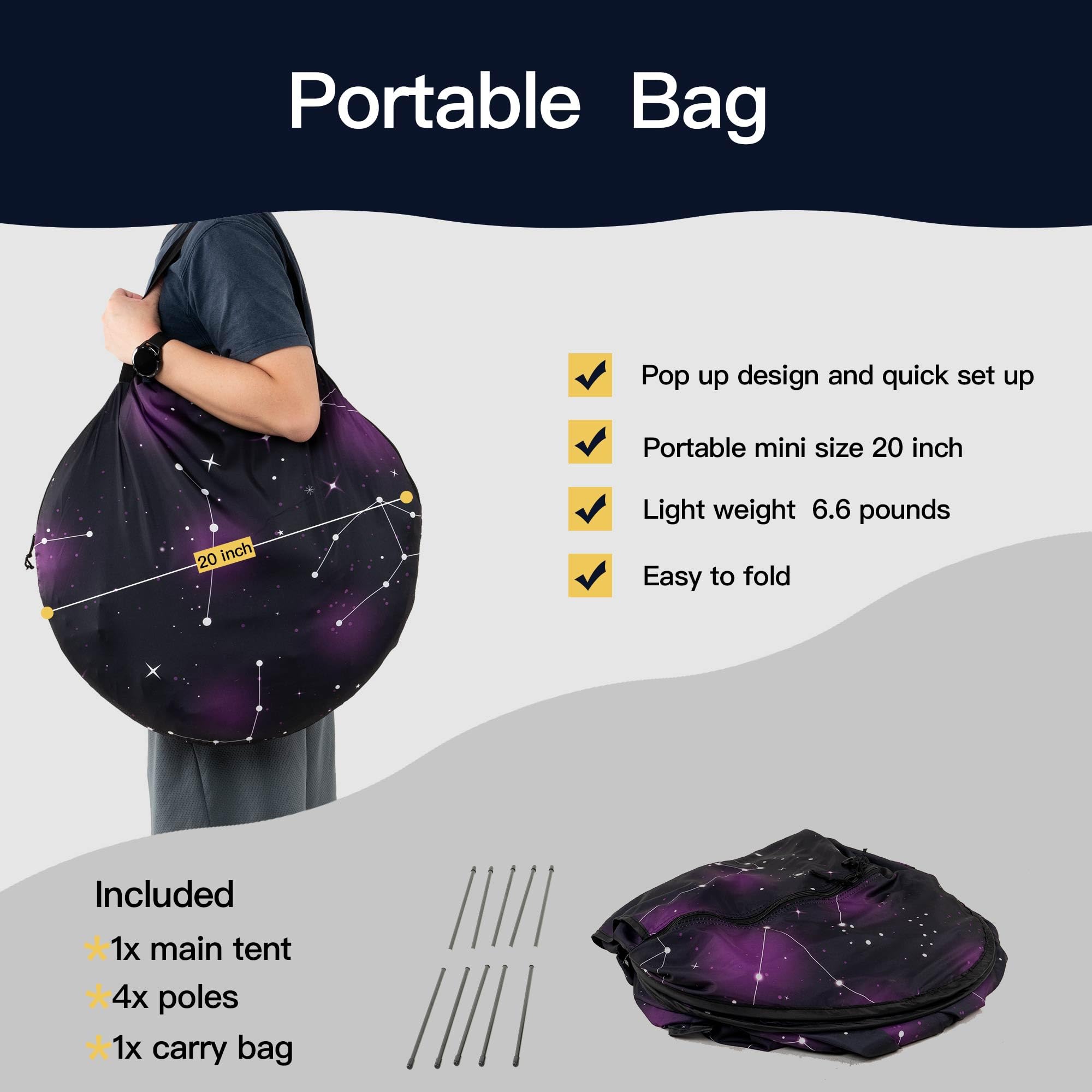 Porayhut portable carry bag for travel and storage