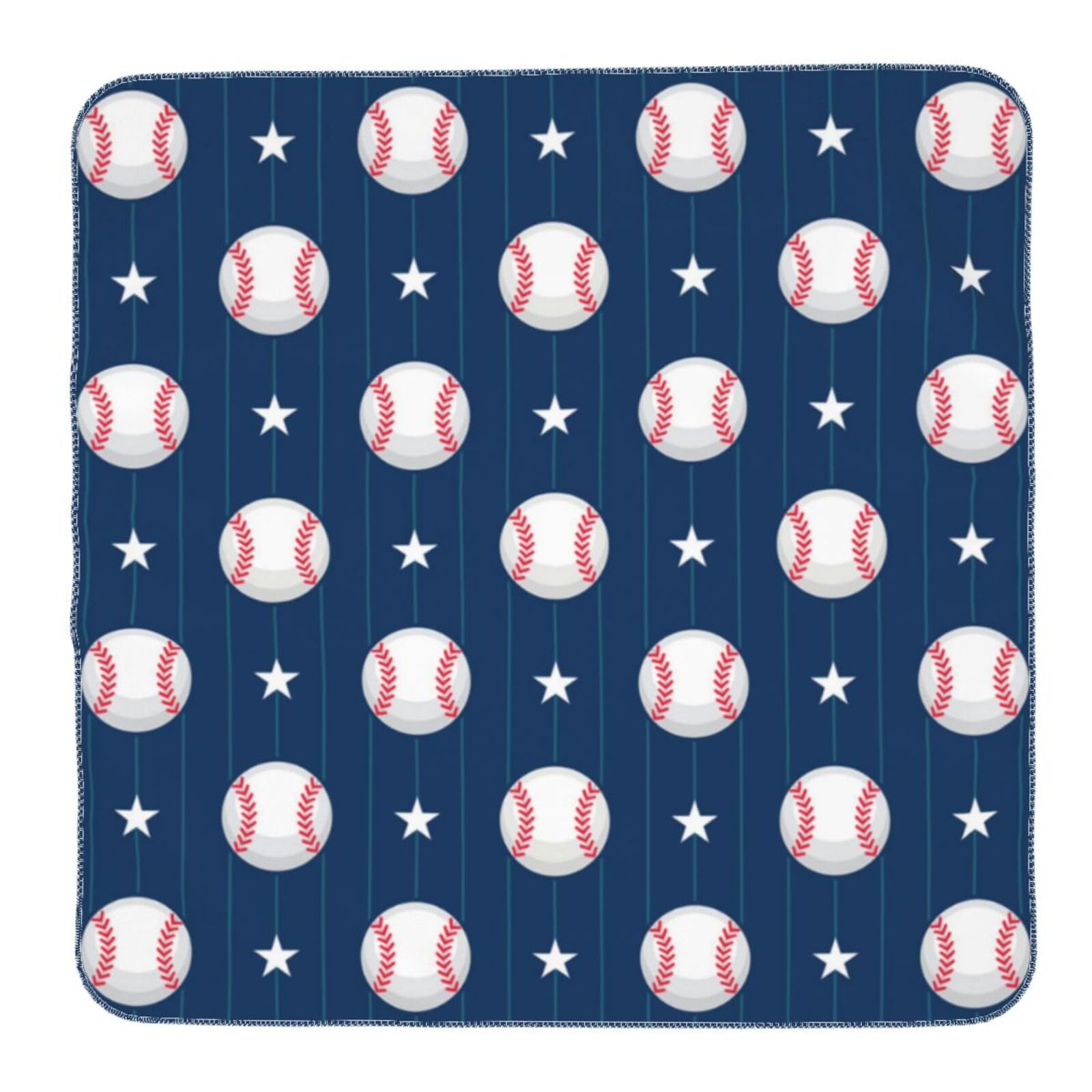Poream baseball blue baby swaddle blanket gently cocoons newborns for calm sleep.