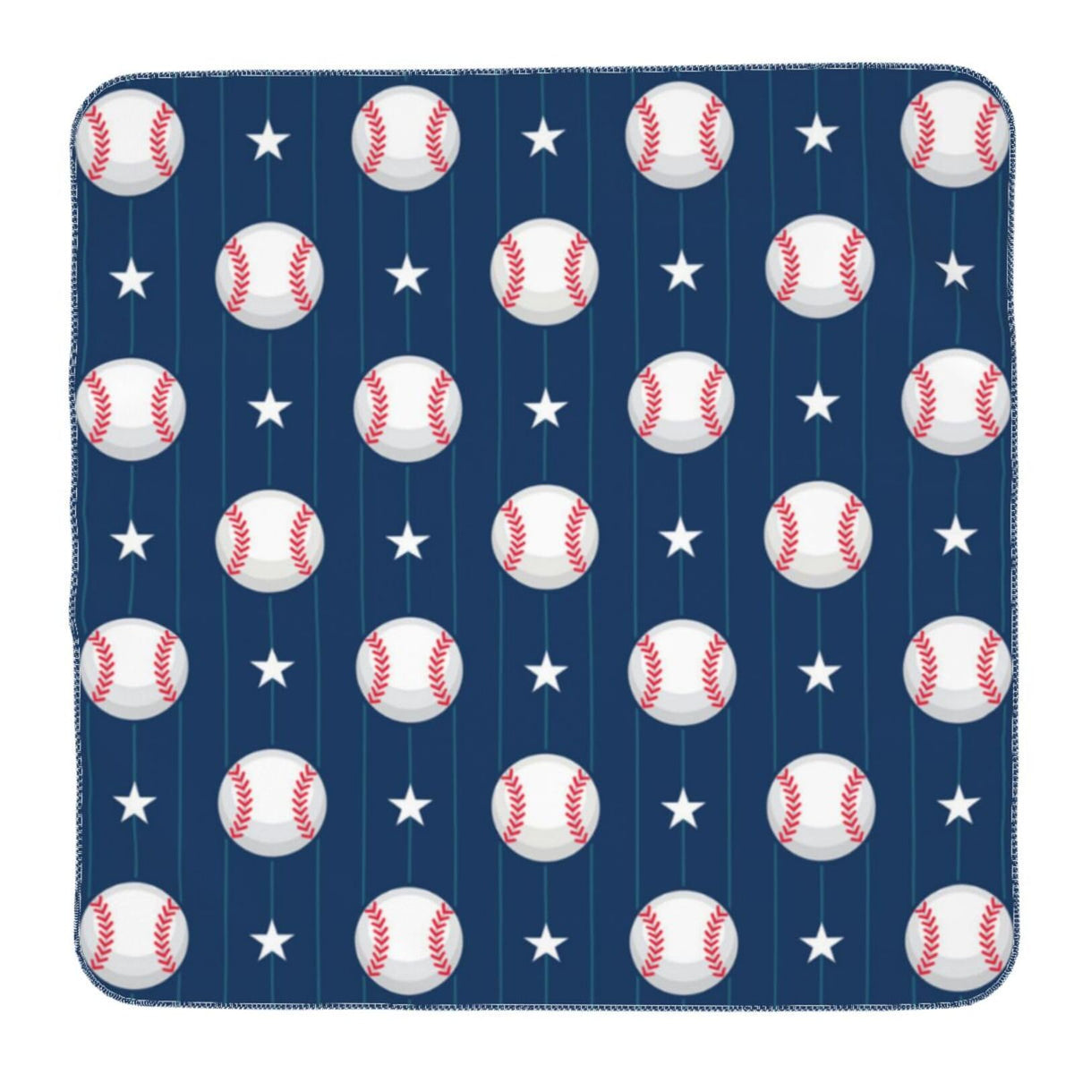 Poream baseball blue baby swaddle blanket gently cocoons newborns for calm sleep.