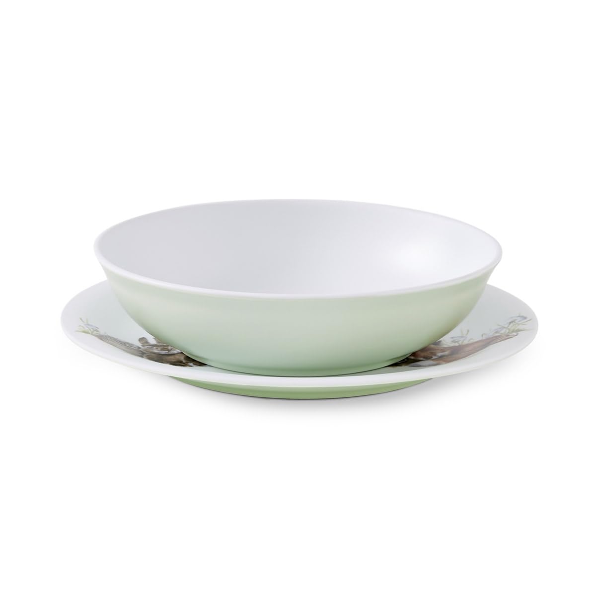 Portmeirion Wrendale Little Wren bowl close-up highlights kid-friendly size for portions.