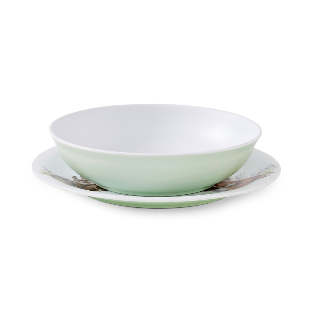 Portmeirion Wrendale Little Wren bowl close-up highlights kid-friendly size for portions.