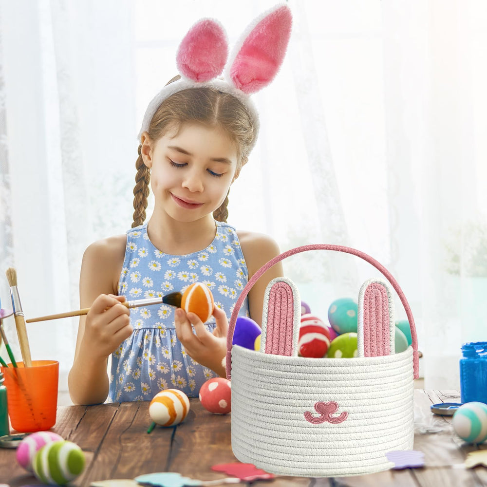 Poschnor child-safe lightweight basket supports little treasures during playtime.