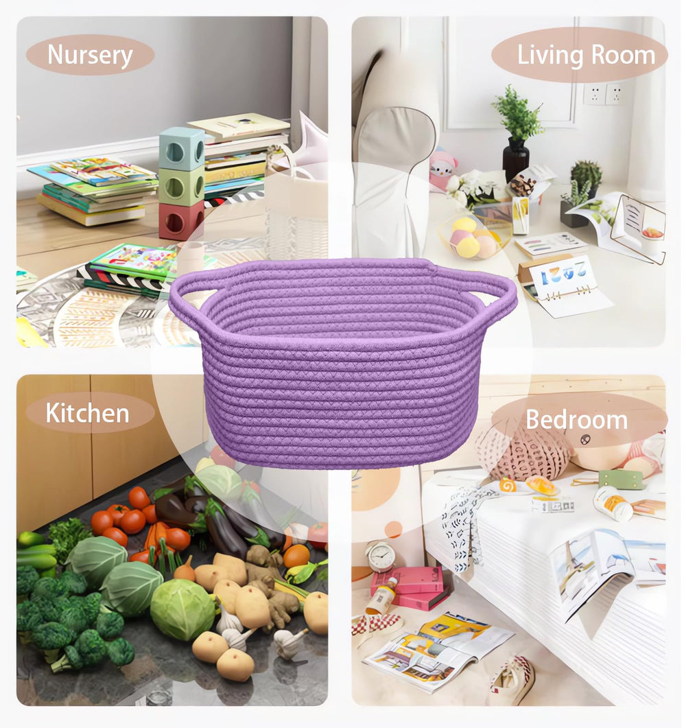 Poschnor basket measures 12 by 8 by 5 inches for compact storage.