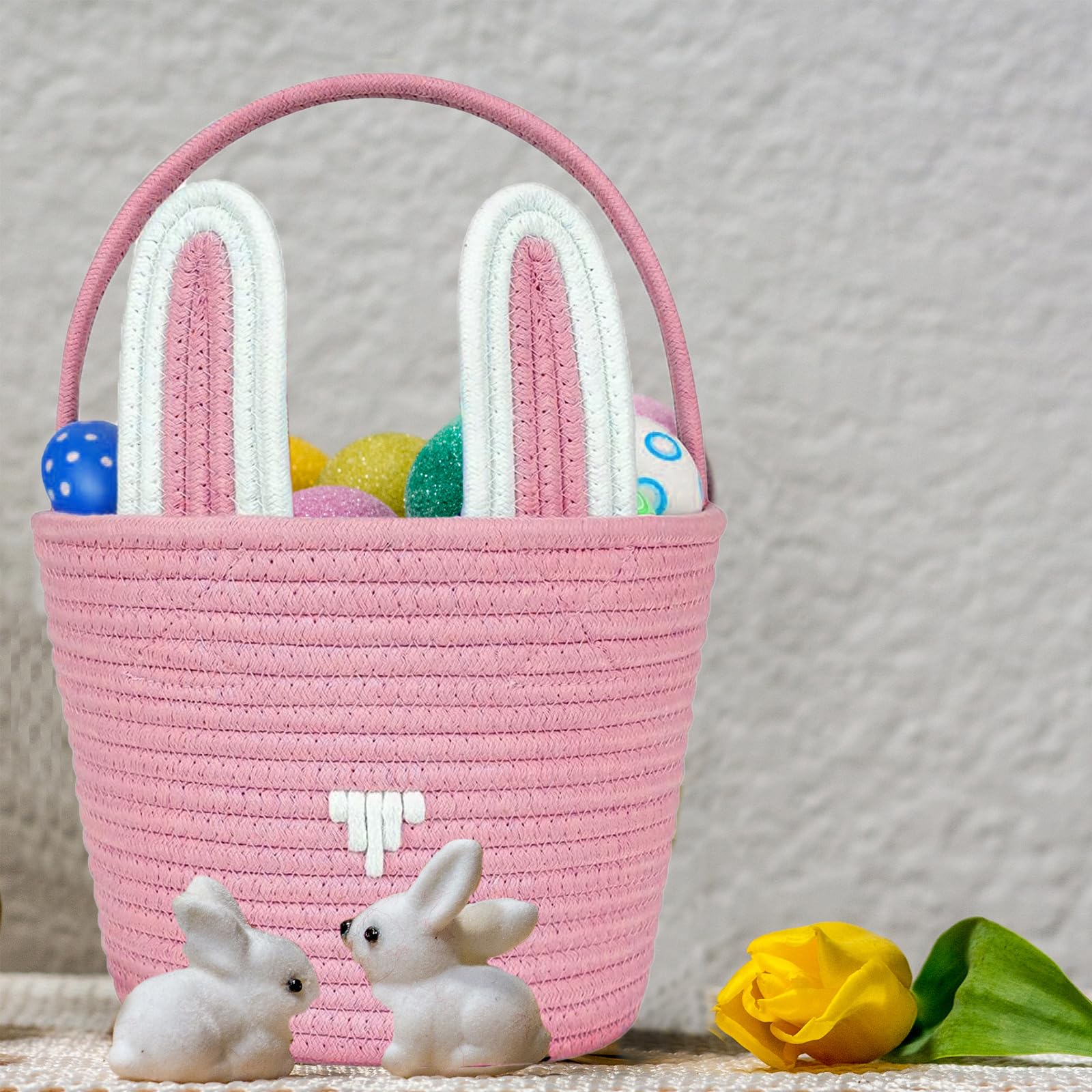 Poschnor basket helps organize nursery spaces and seasonal items.