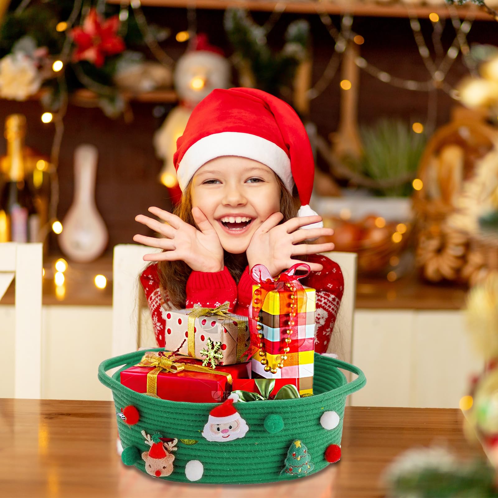 Poschnor ready-to-gift basket includes bag and bow for effortless gifting.