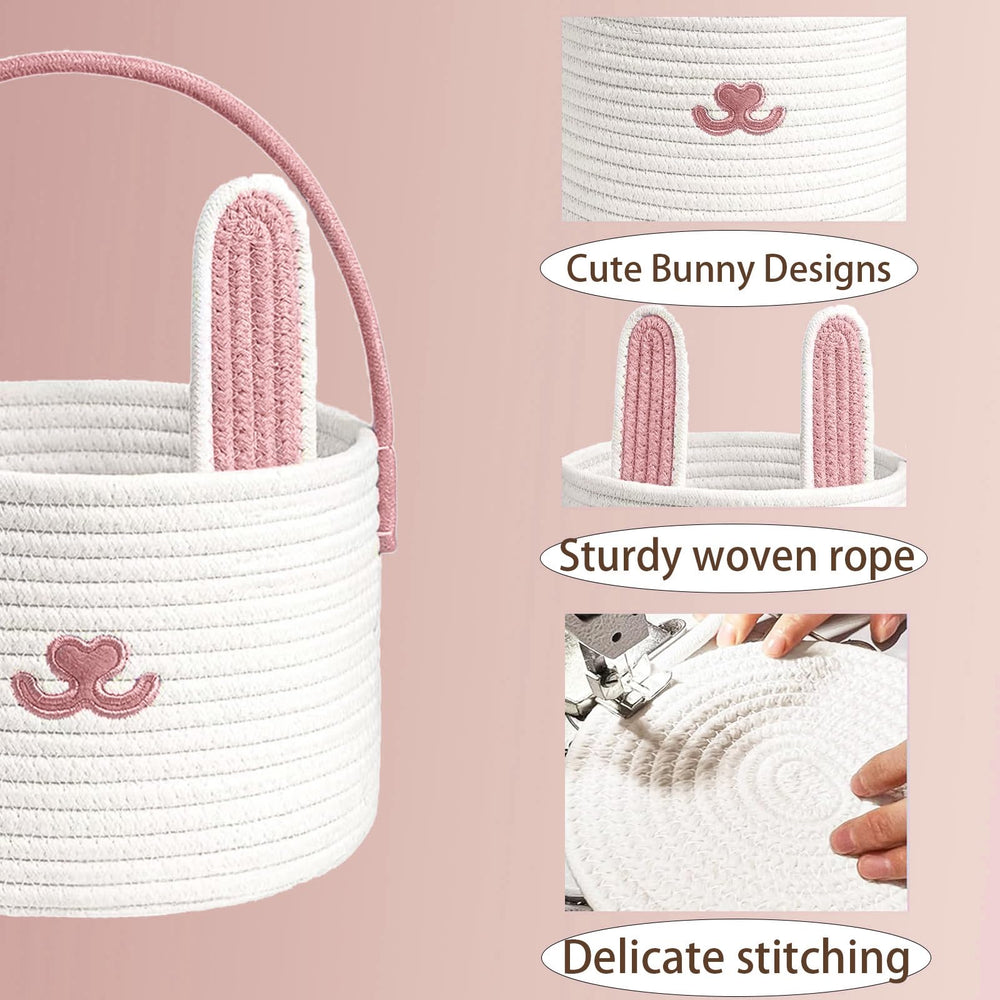 Poschnor versatile Easter decor doubles as nursery organizer and centerpiece.