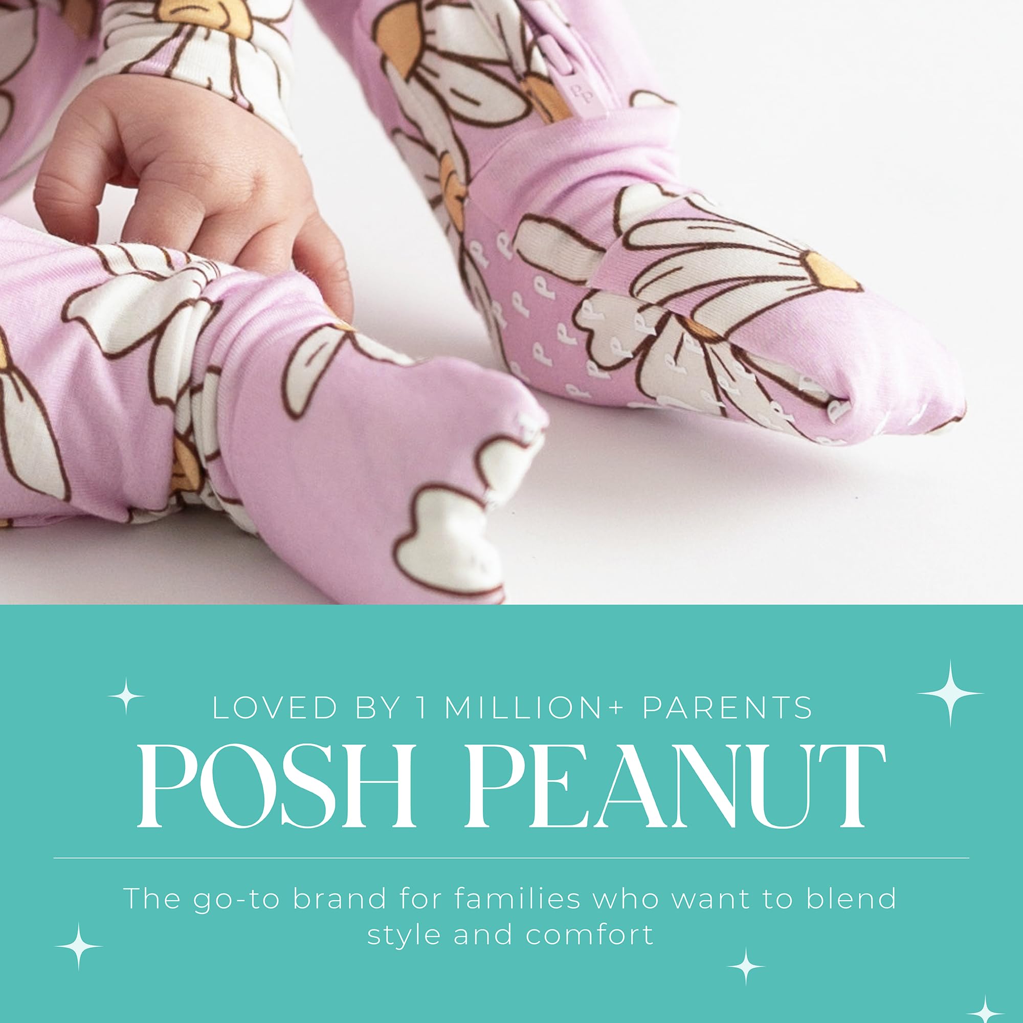 Posh Peanut breathable, lightweight pajamas suitable for infants and toddlers.