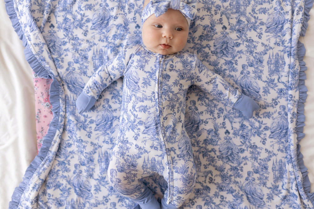 Posh Peanut Briar bamboo blend fabric texture feels silky.