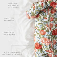 Posh Peanut bamboo fabric sleepers offering soft and breathable comfort