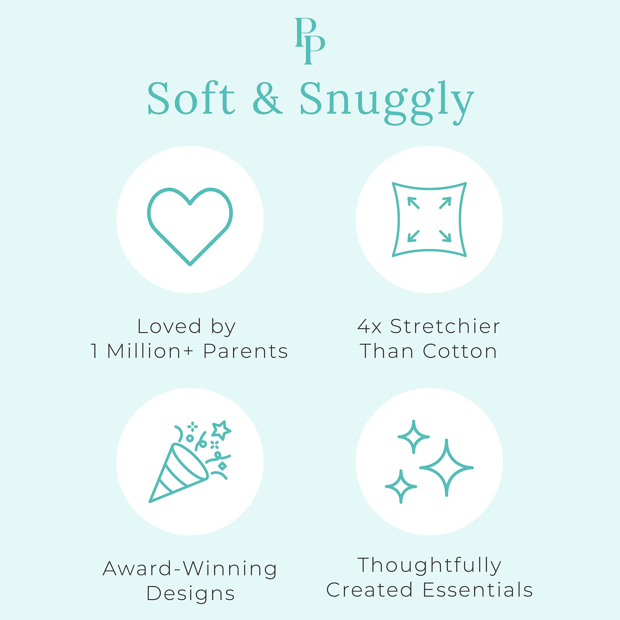 Posh Peanut sleepers on toddlers with secure fit across newborn to toddler sizes.