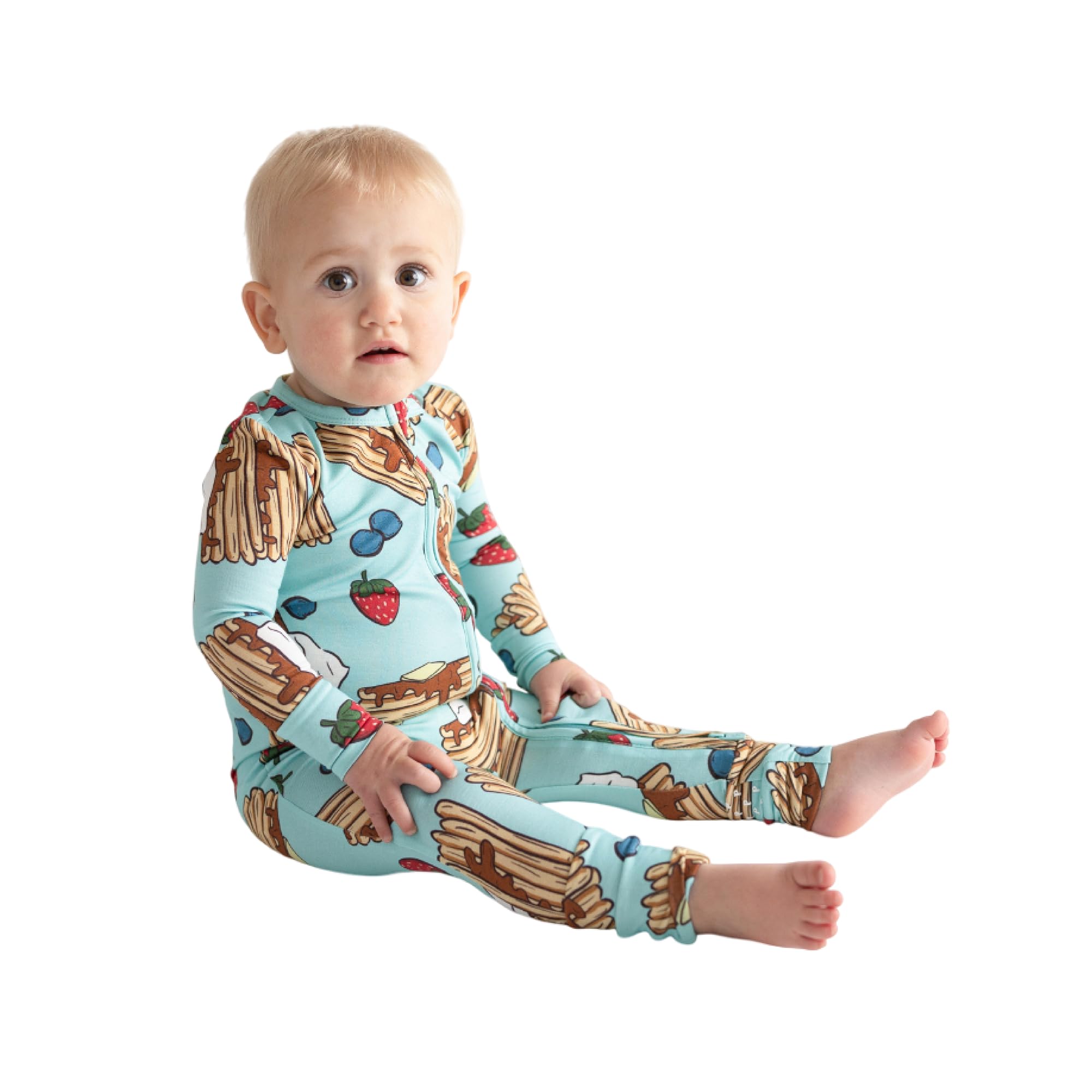 Posh Peanut convertible sleepers with footless design provide versatile comfort for growing babies.
