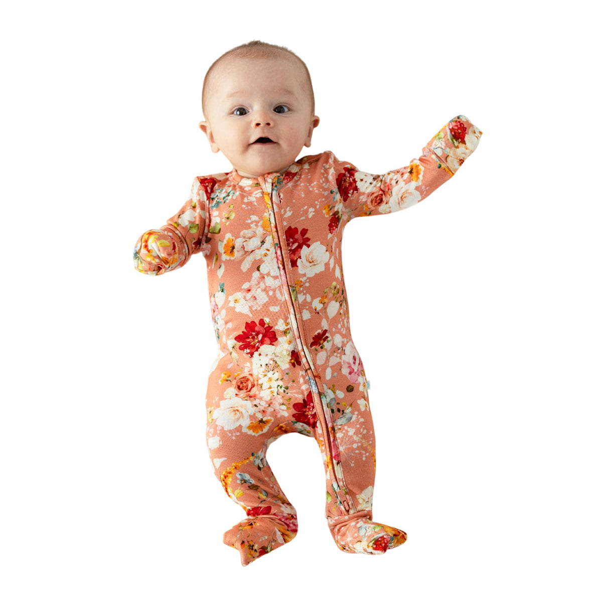 Posh Peanut Convertible Sleepers showing footed to footless design for growing babies.