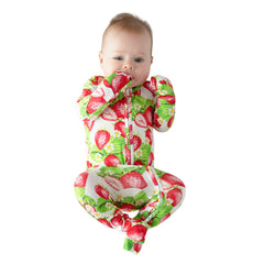 Posh Peanut convertible sleepers with footless zipper for easy diaper changes.