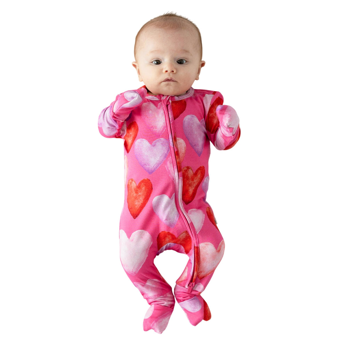Posh Peanut convertible sleepers with two-way zipper for easy diaper changes.