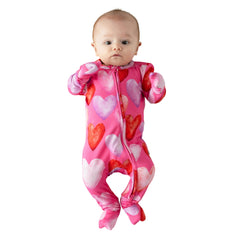 Posh Peanut convertible sleepers with two-way zipper for easy diaper changes.