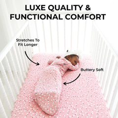 Posh Peanut sleep sack with 2‑way zipper for quick diaper changes