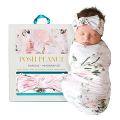 Posh Peanut fabric close-up showing bamboo viscose texture for soft, breathable skin