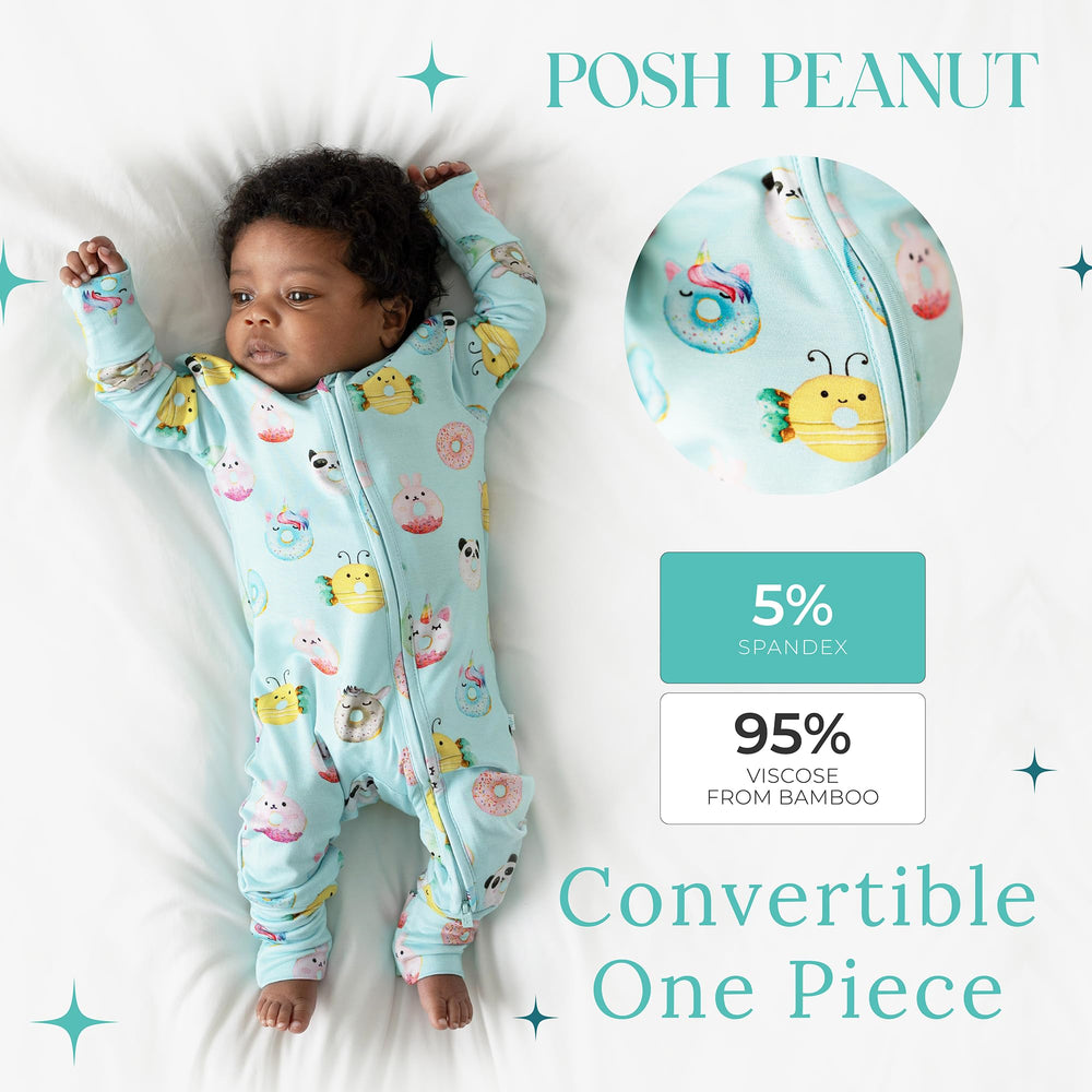 Posh Peanut newborn fold-over mittens provide added warmth and safety.