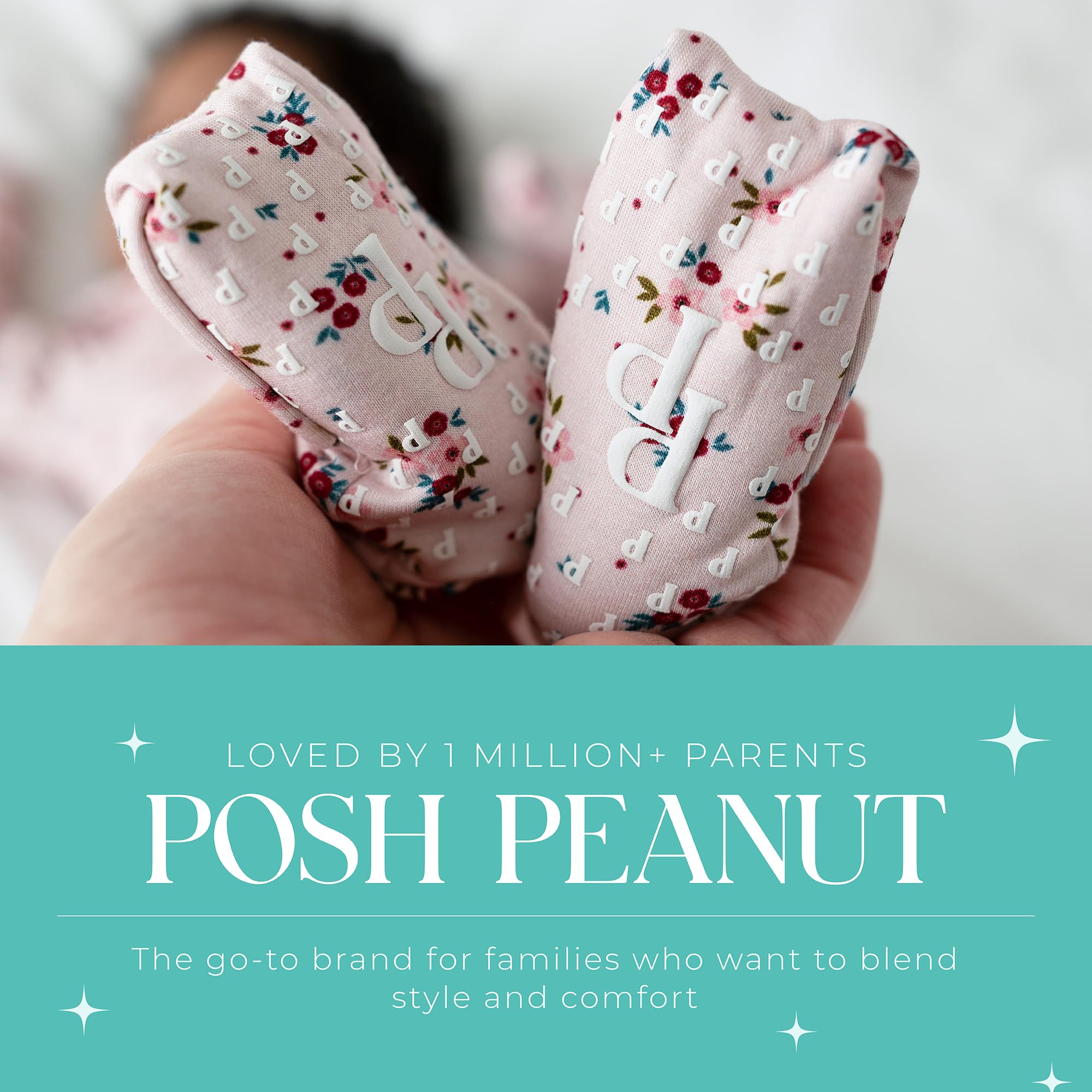 Posh Peanut footless sleepers illustrating easy diaper changes in night routine.