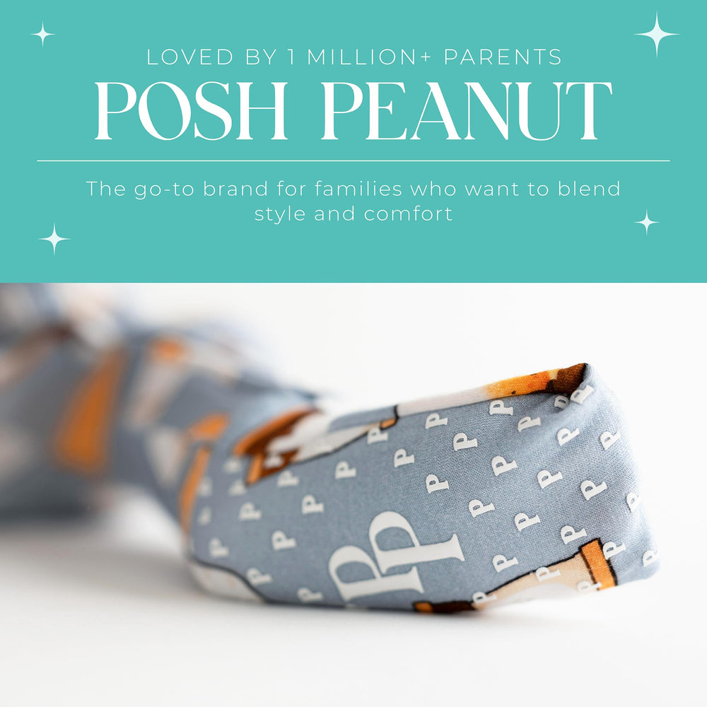 Posh Peanut prints offer playful options for mix-and-match outfits.