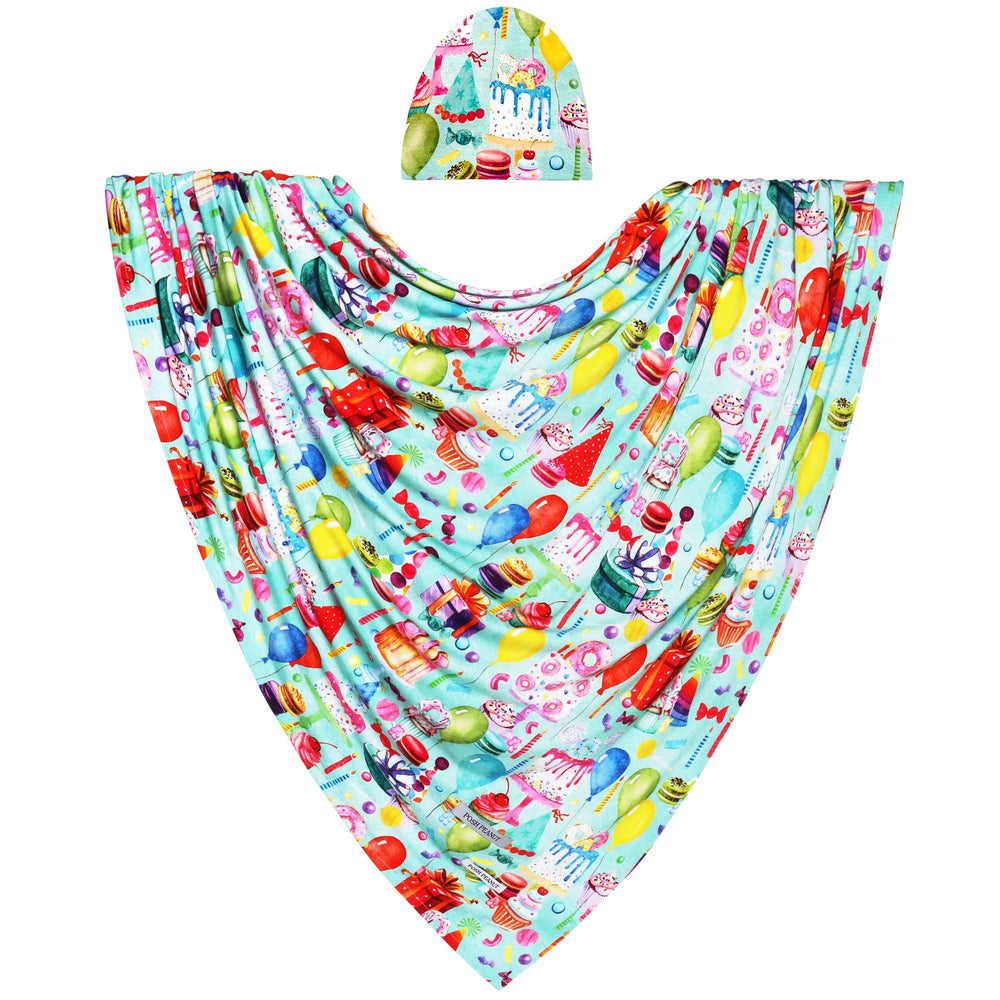 Gift-ready Poshe Peanut bundle showcased for baby showers.