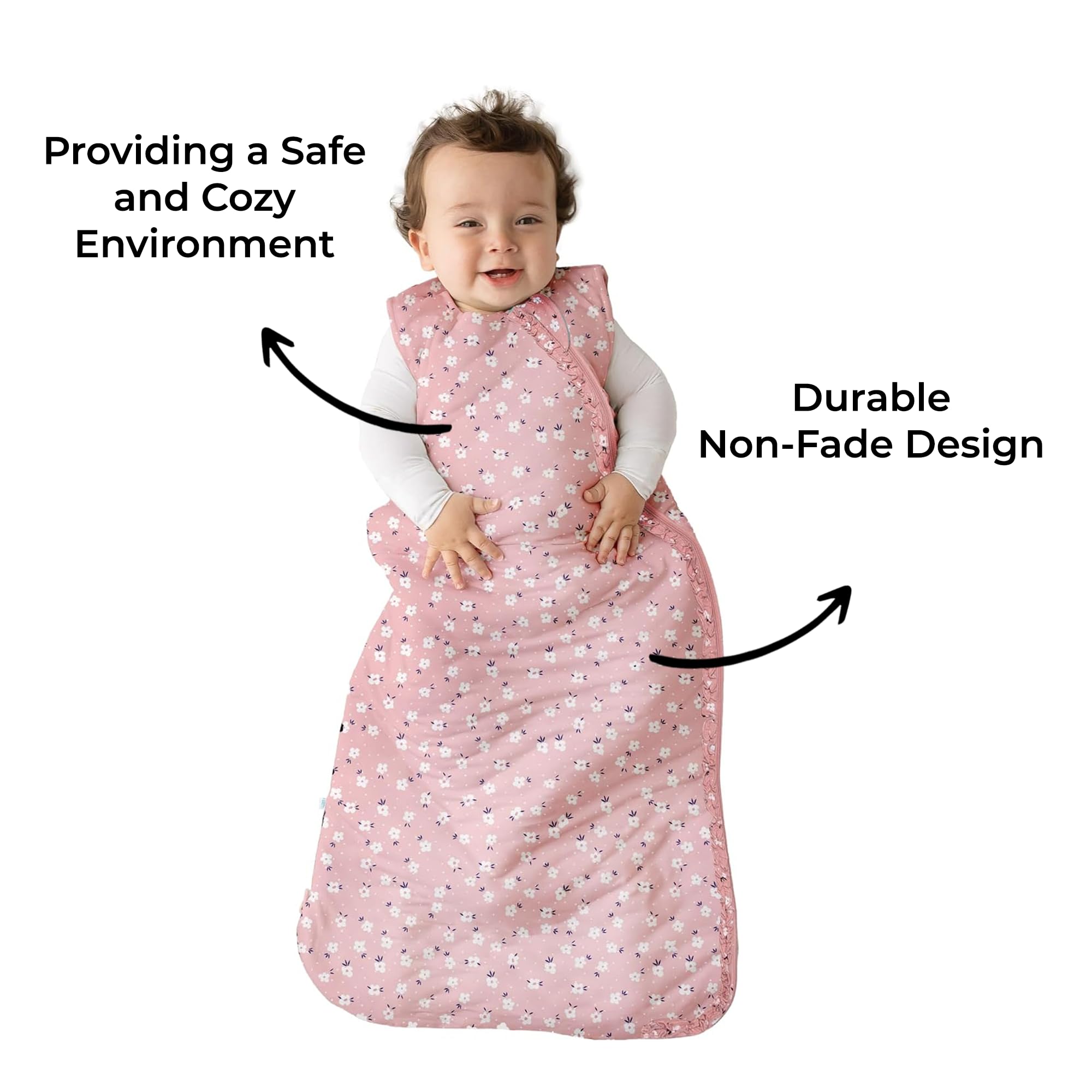 Posh Peanut sleepsacks grow with baby thanks to roomy length