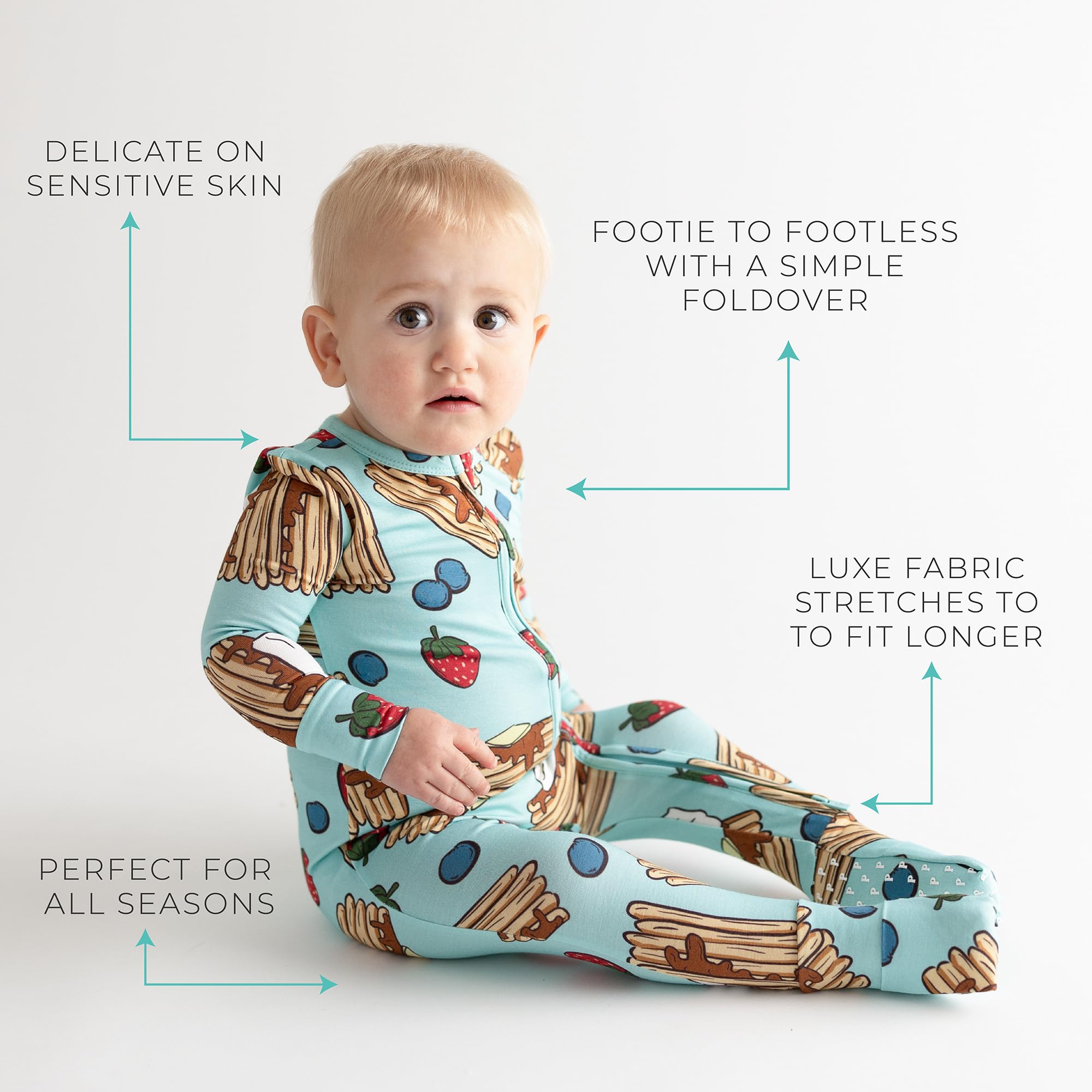 Posh Peanut coordinating pieces let you match sleepers with robes or outfits.