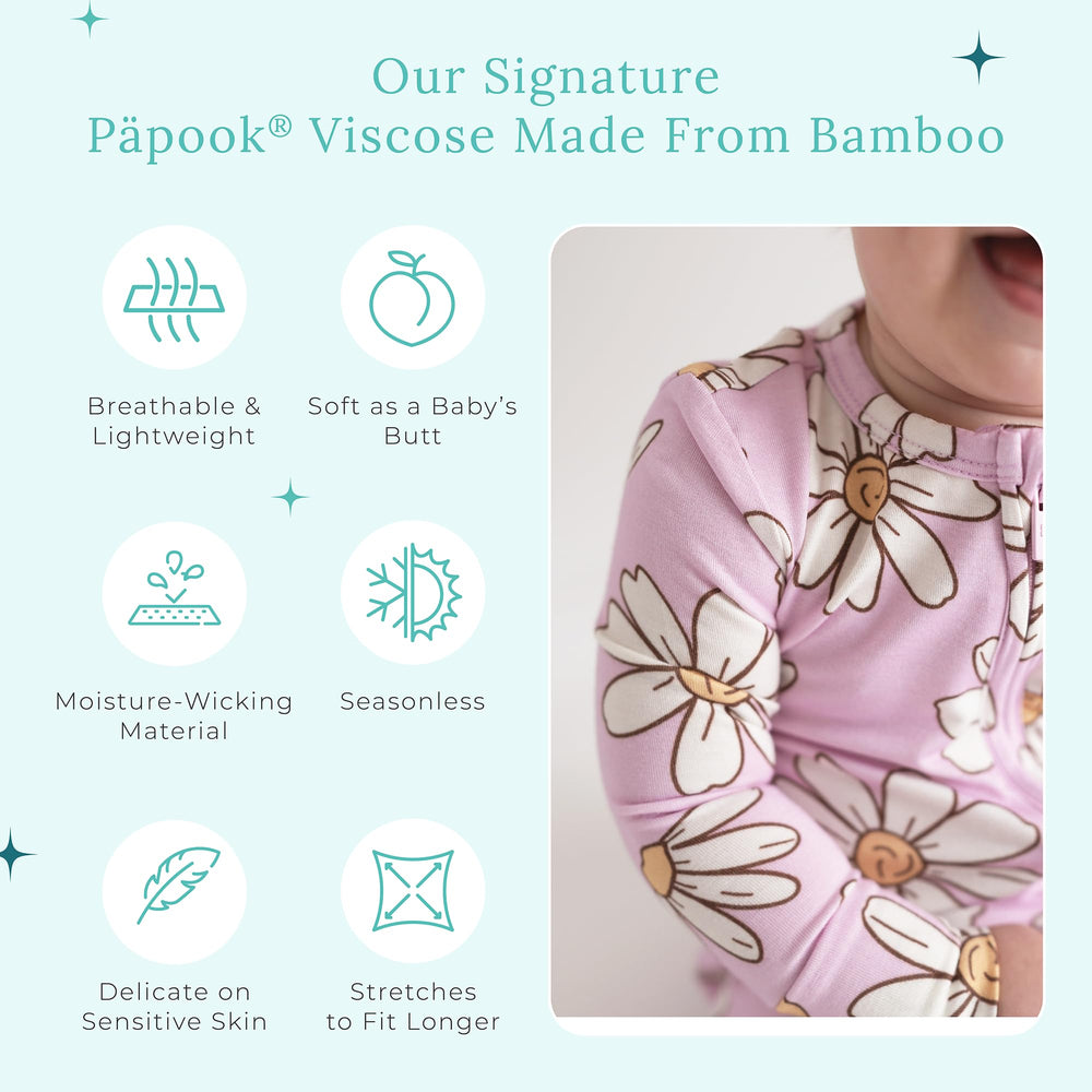 Posh Peanut prints available from newborn to toddler sizes.