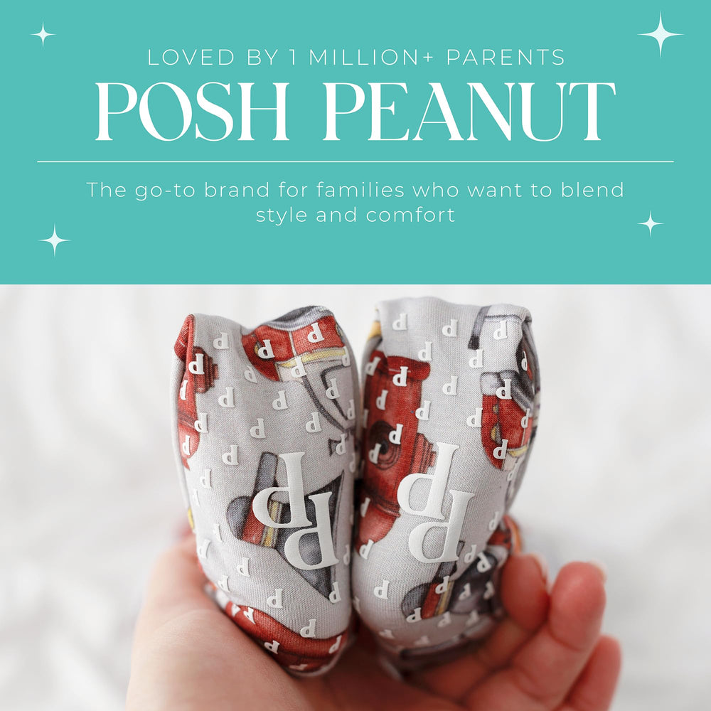 Posh Peanut prints and sizes from newborn to toddler for growing kids.