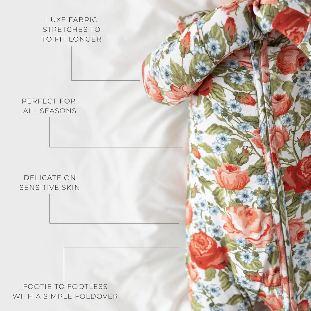 Posh Peanut newborn to toddler sleepers cover a wide age range.