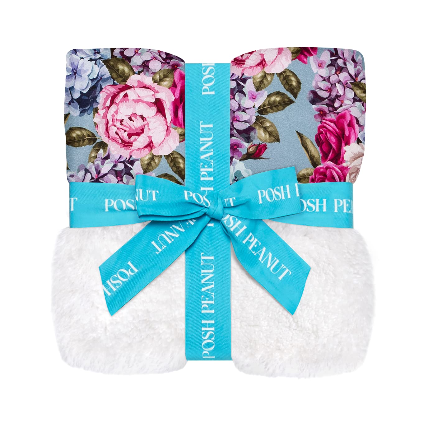 Posh Peanut Plush Patoo blanket square fold for cozy naps and cuddles
