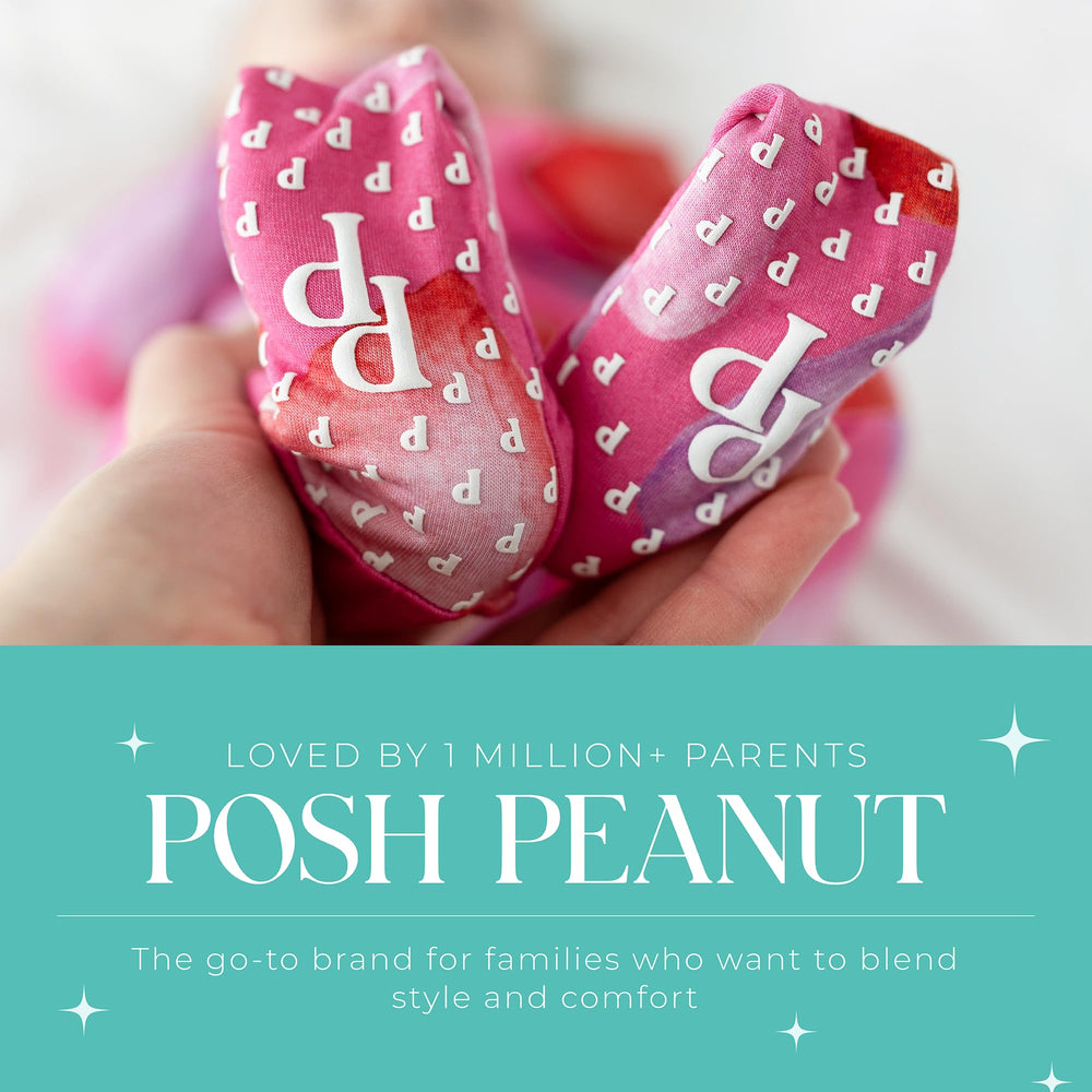 Posh Peanut prints and sizes from newborn to toddler.