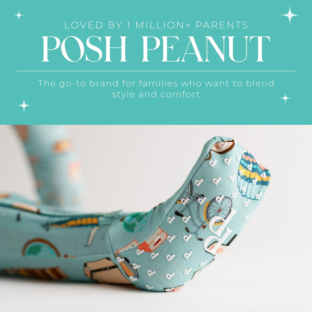 Posh Peanut prints and sizes cover newborn to toddler options