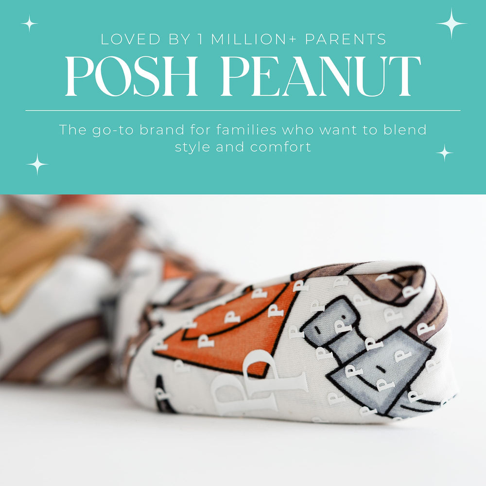 Posh Peanut prints range with playful designs for newborns to toddlers.
