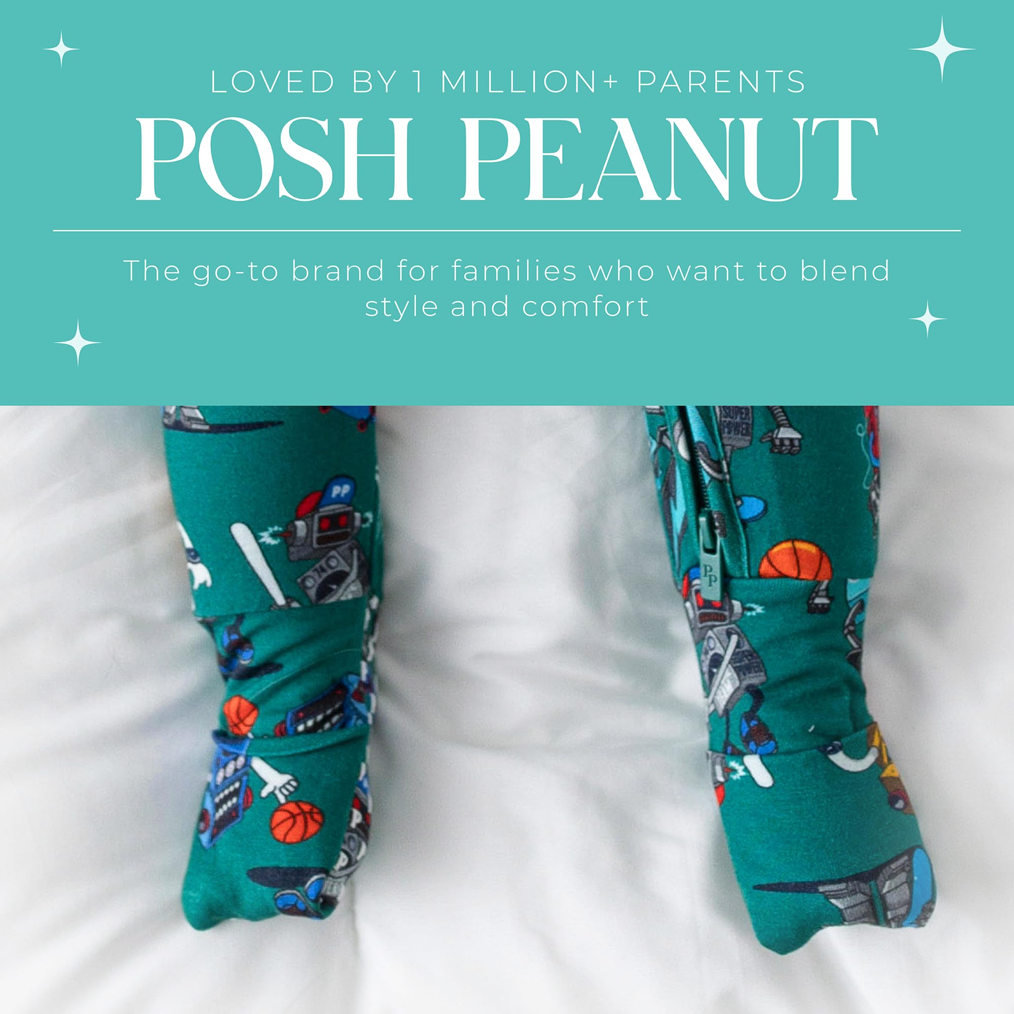 Posh Peanut prints lineup offers options for newborns to toddlers.