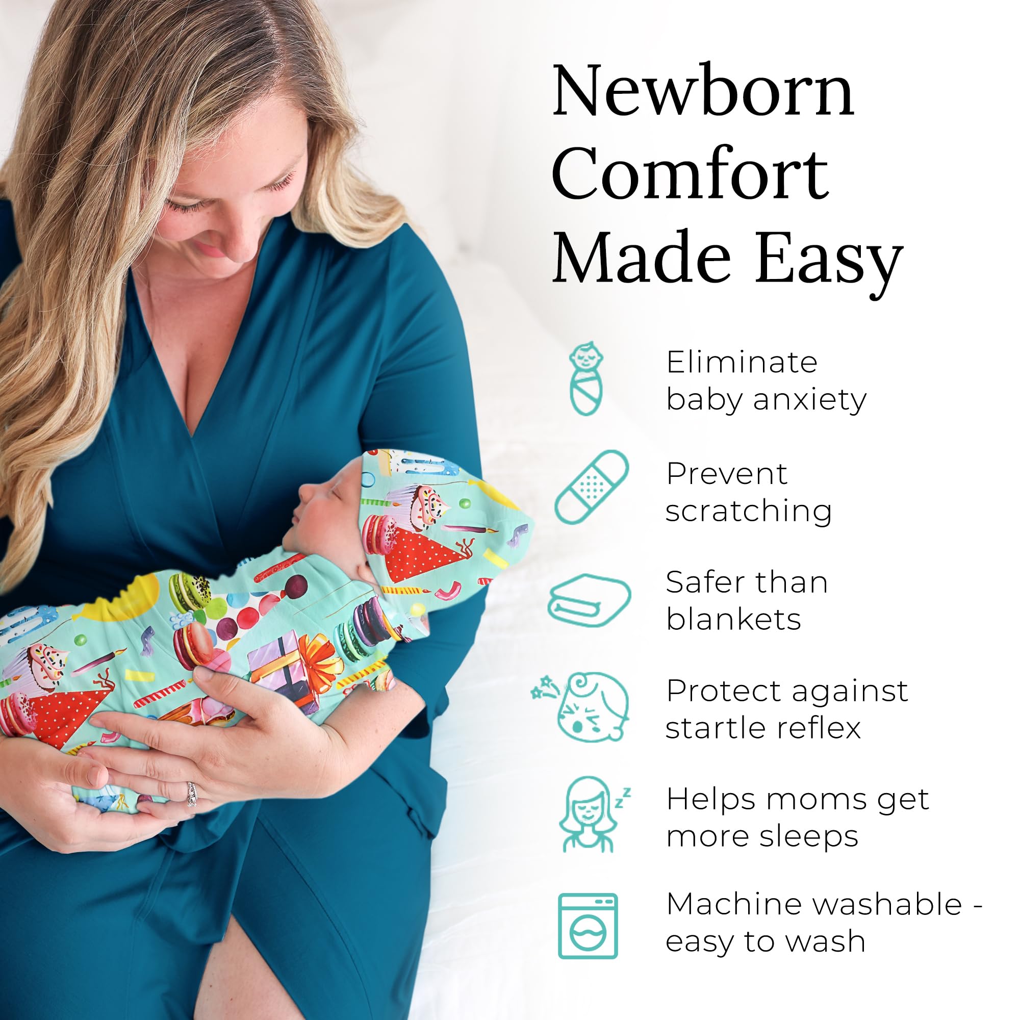 Receiving blanket used as nursing cover for quick discreet feeds.