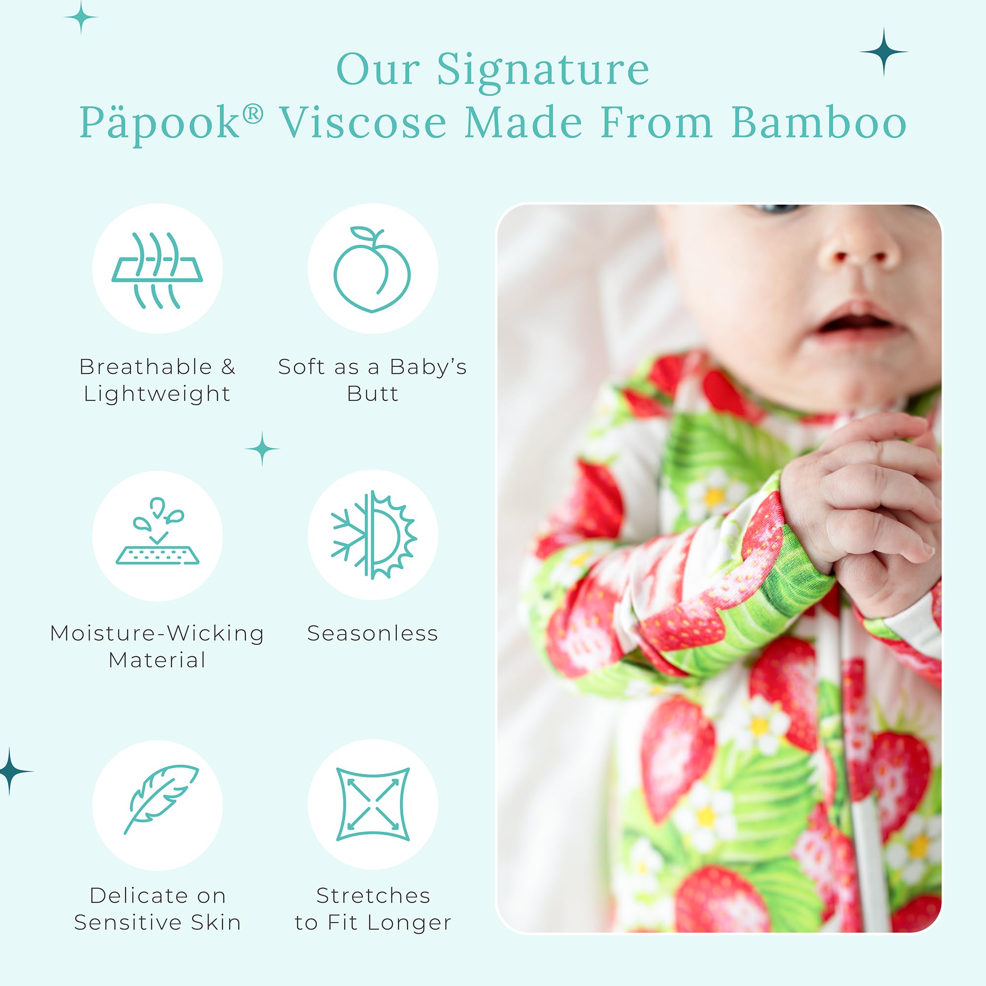 Posh Peanut size range from newborn to toddler sleepers