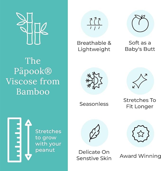 Posh Peanut skin-friendly sleepwear designed for delicate baby skin.