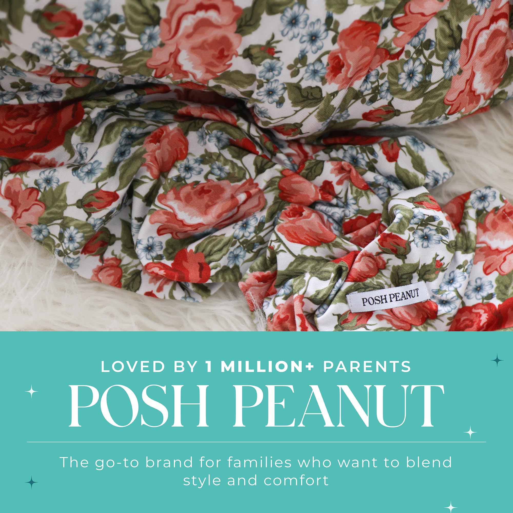 Posh Peanut swaddle wrap suitable for stroller or car seat cover