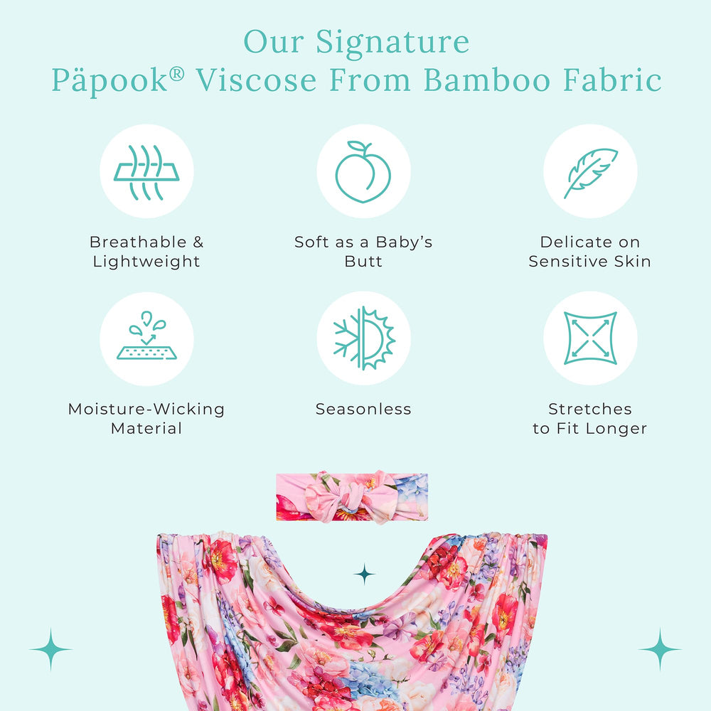 Posh Peanut 0-3 month swaddle measures 44x44 inches.