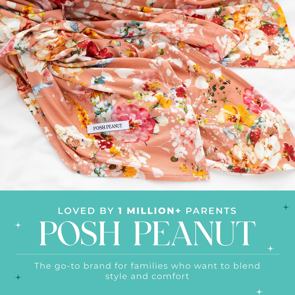 Posh Peanut swaddle-blanket nursing-cover versatile for on-the-go feeds.