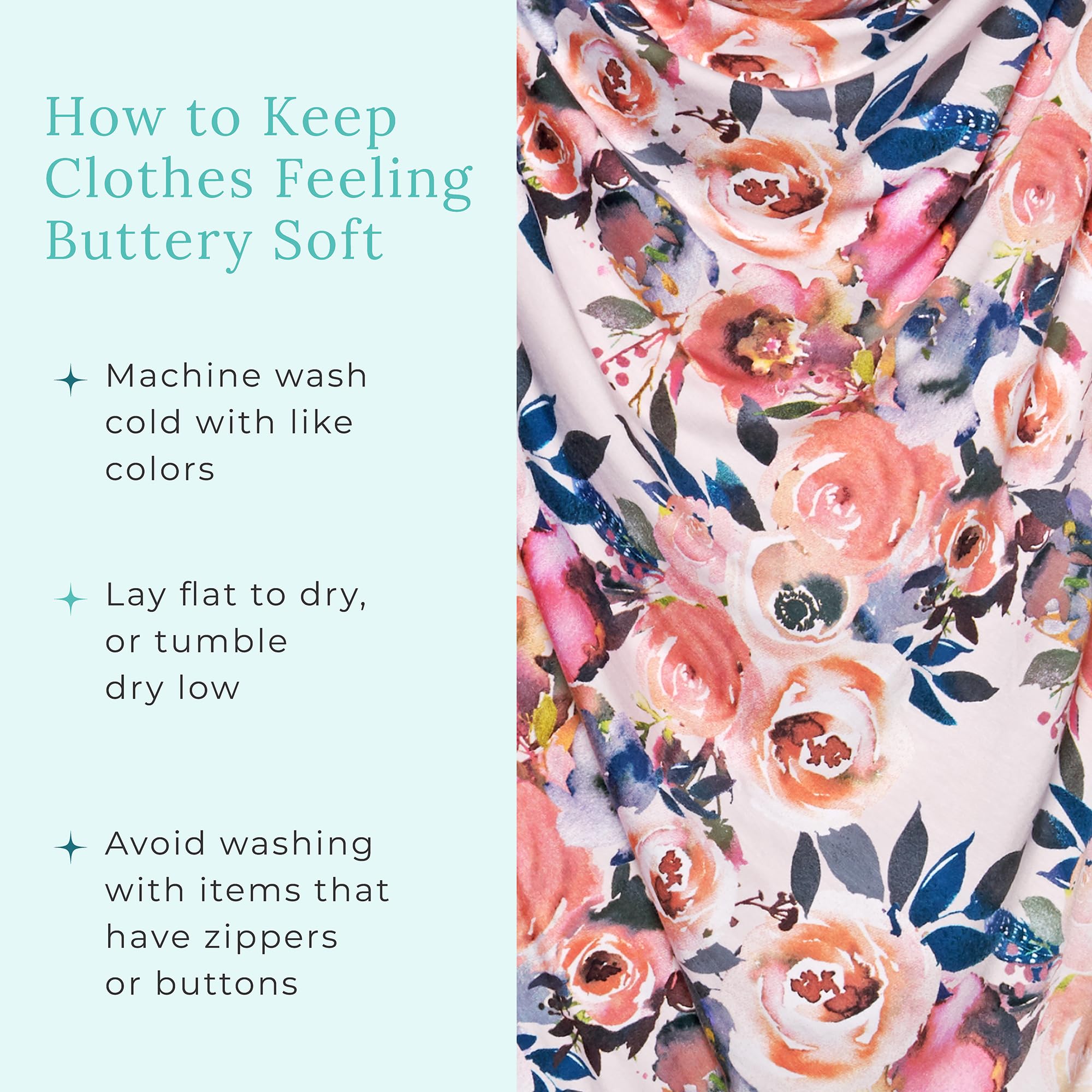 Posh Peanut swaddle being machine washed for easy care
