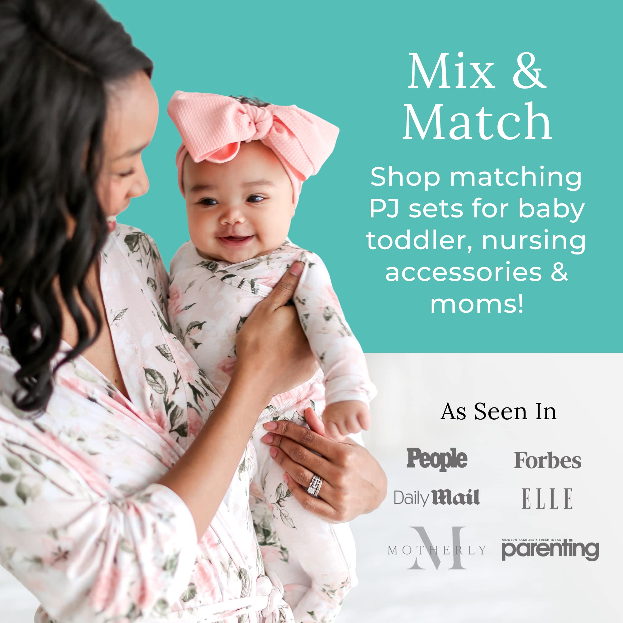 Posh Peanut swaddle wrapped around baby illustrating secure, snug comfort